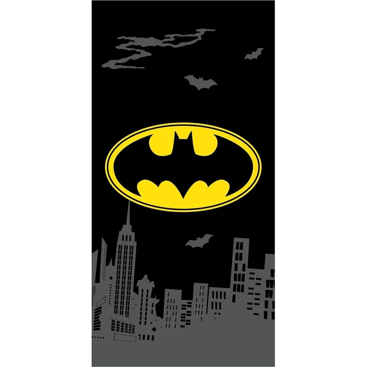 Batman Strandtuch Badetuch 70×140 cm Baumwolle – Bild 1
