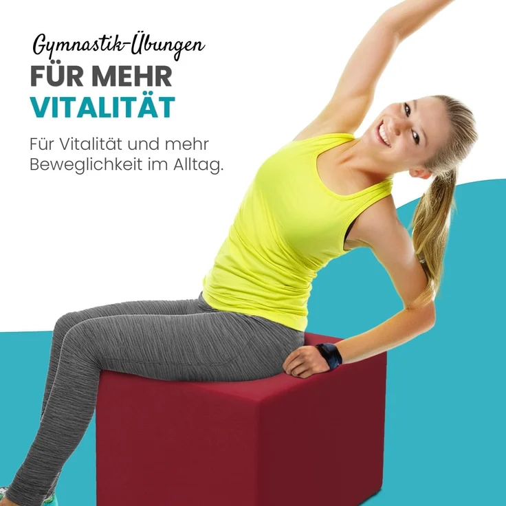 aktivshop Lagerungskissen Stufenlagerungswürfel, Stufenbett, 40x50x50cm – Bild 5