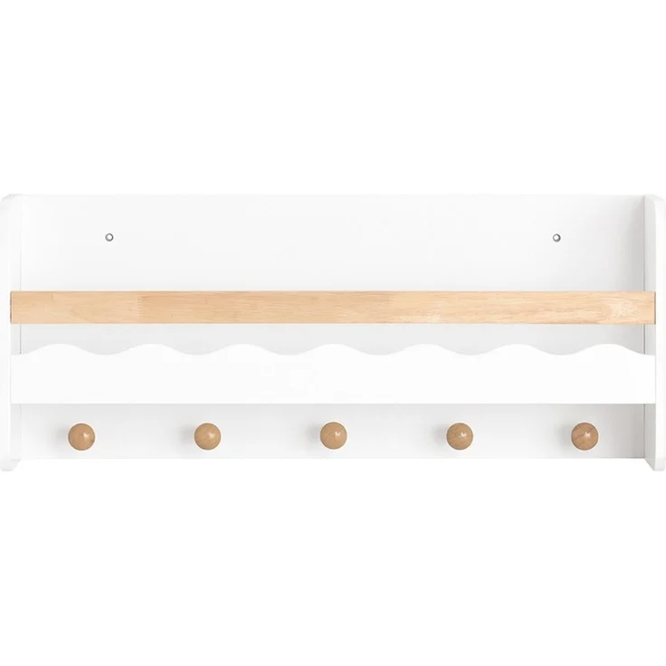 SoBuy KMB78-W Kinderregal, MDF, Lackiert, Weiß, 73 x 80 x 15 cm – Bild 1