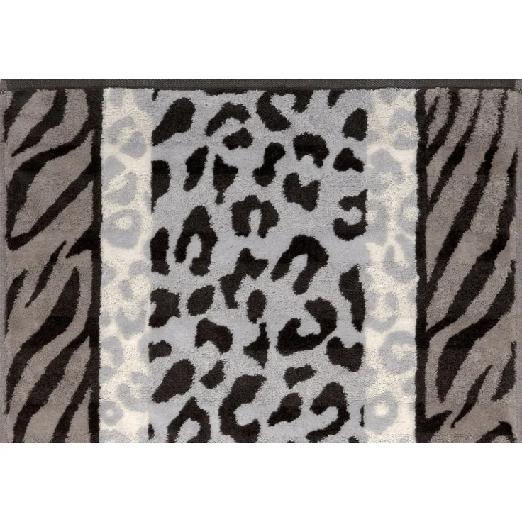 Cawö Handtuch Duschtuch Noblesse Animal 1090-77 Leo Zebra grau 50x100 – Bild 3