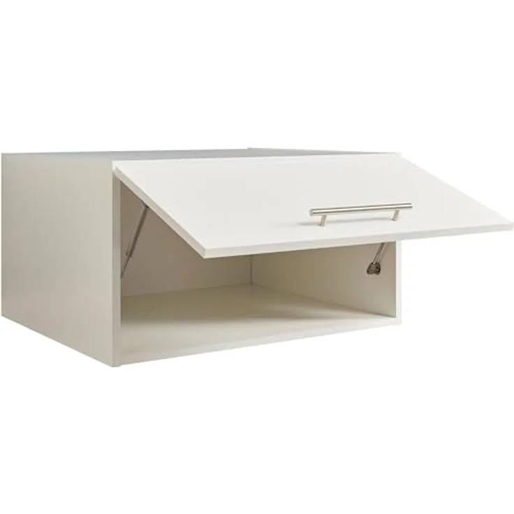 Schrankaufsatz >LAUNDREEZY< in weiß, Holzwerkstoff - 67,5x38x67,5cm (BxHxT) – Bild 5
