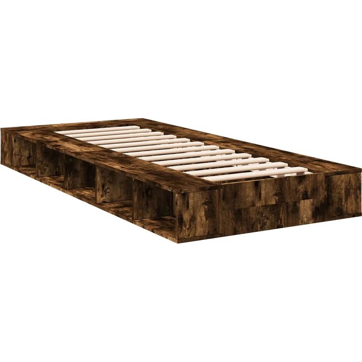 vidaXL Bettgestell mit Stauraum Geräucherte Eiche 80 x 200 cm 3429551 – Bild 6