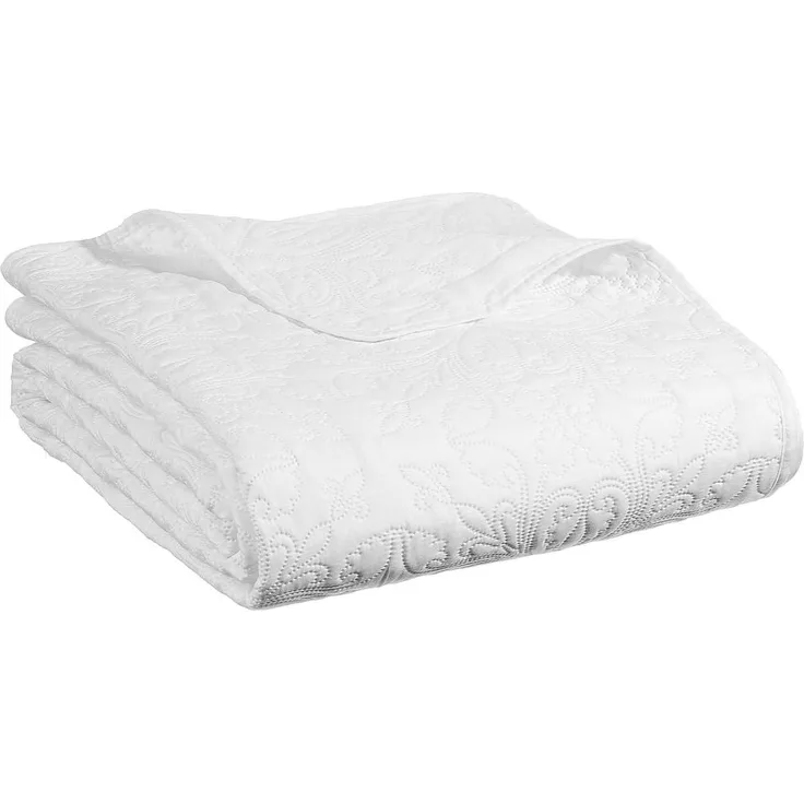 Stepp-Tagesdecke und zwei dekorative Kissenbezüge, Set, ivory Farbe