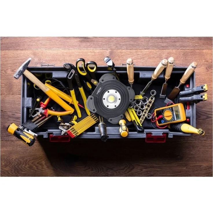 ANSMANN AG Arbeitsleuchte LED-Baustrahler akkubetrieben 1600-0235, Als Powerbank verwendbar, USB-Ausgang – Bild 2