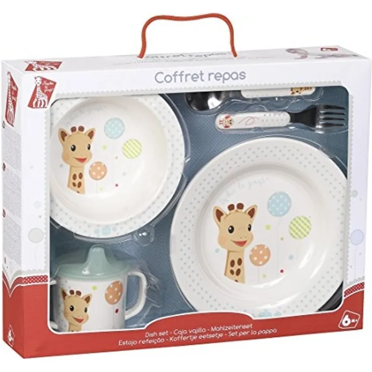Sophie la Girafe – Fresh Touch – Melamin-Menüset – Ballonversion