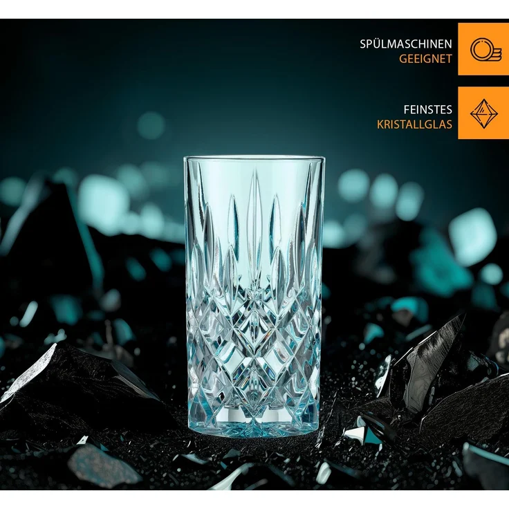 NACHTMANN 105710 NOBLESSE Longdrinkglas AQUA 2er Set – Bild 6