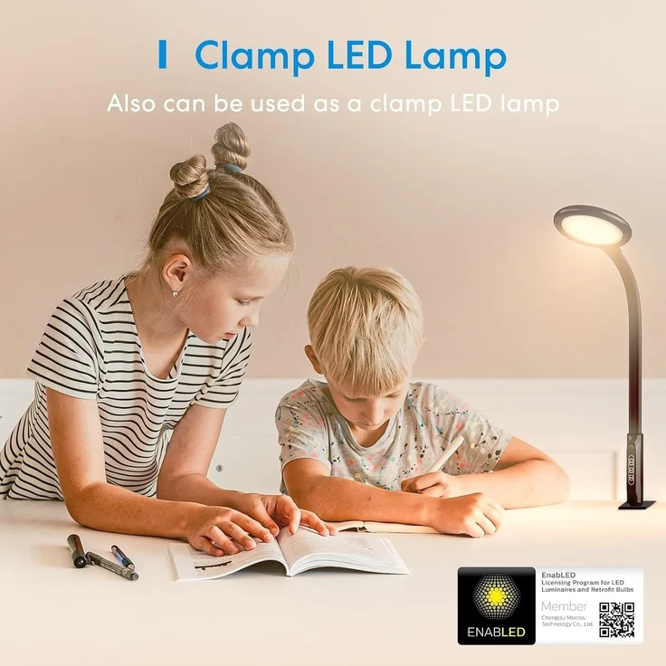 meross Smart Dimmbare LED Stehlampe mit Sprachsteuerung, App Steuerung, Fernbedienung, 3-in-1 Stehleuchte für Wohnzimmer, Schlafzimmer, Kompatibel mit HomeKit, Alexa, Google and SmartThings, Schwarz – Bild 5