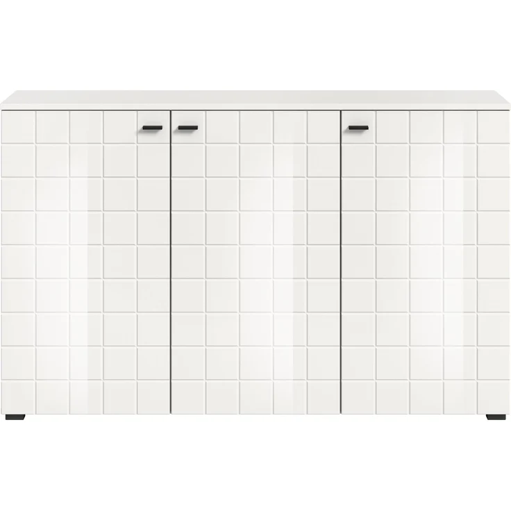 Sideboard Monte - Weiß Hochglanz / Weiß – Bild 2