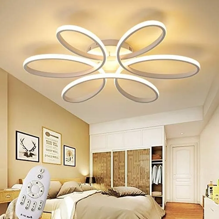Eurohandisplay LED Deckenleuchte LED Deckenlampe Fernbedienung Lichtfarbe einstellbar dimmbar Leuchte, LED fest integriert, Warm- bis Kaltweiß einstellbar, Lichtfarbe und Helligkeit mit Fernbedienung einstellbar
