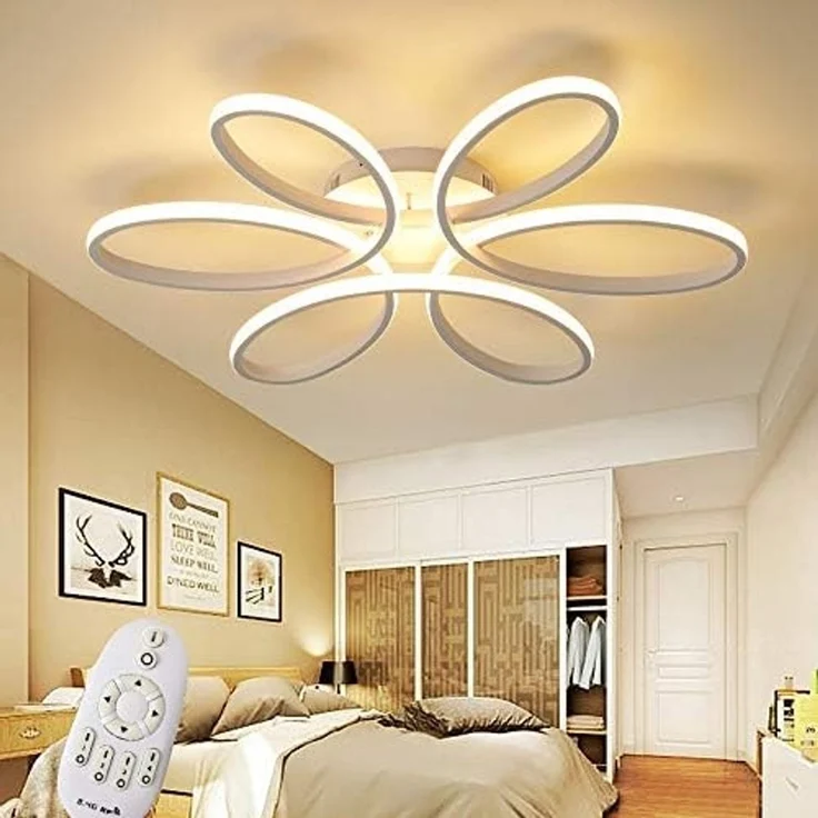 Eurohandisplay LED Deckenleuchte LED Deckenlampe Fernbedienung Lichtfarbe einstellbar dimmbar Leuchte, LED fest integriert, Warm- bis Kaltweiß einstellbar, Lichtfarbe und Helligkeit mit Fernbedienung einstellbar