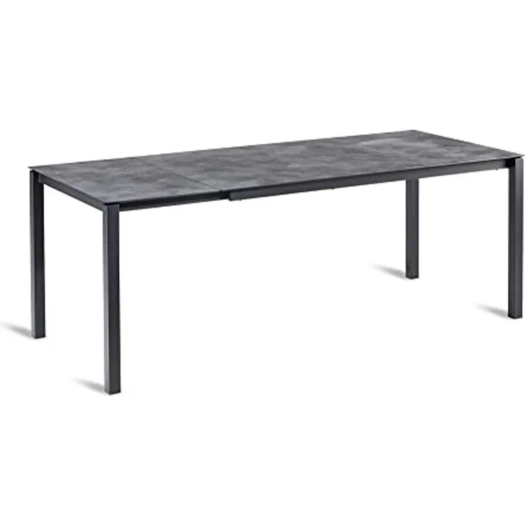 Ausziehtisch Palazzo 120/160-210x80 cm (anthrazit)