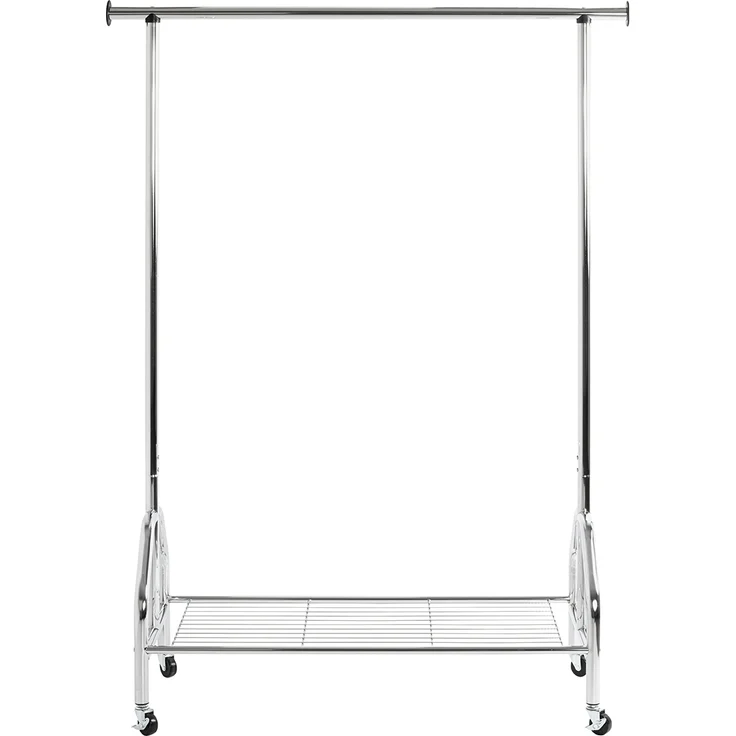 Garderobenstange >43090< Rollgarderobe, in chrom, Metall - 120x165x50cm (BxHxT) – Bild 4
