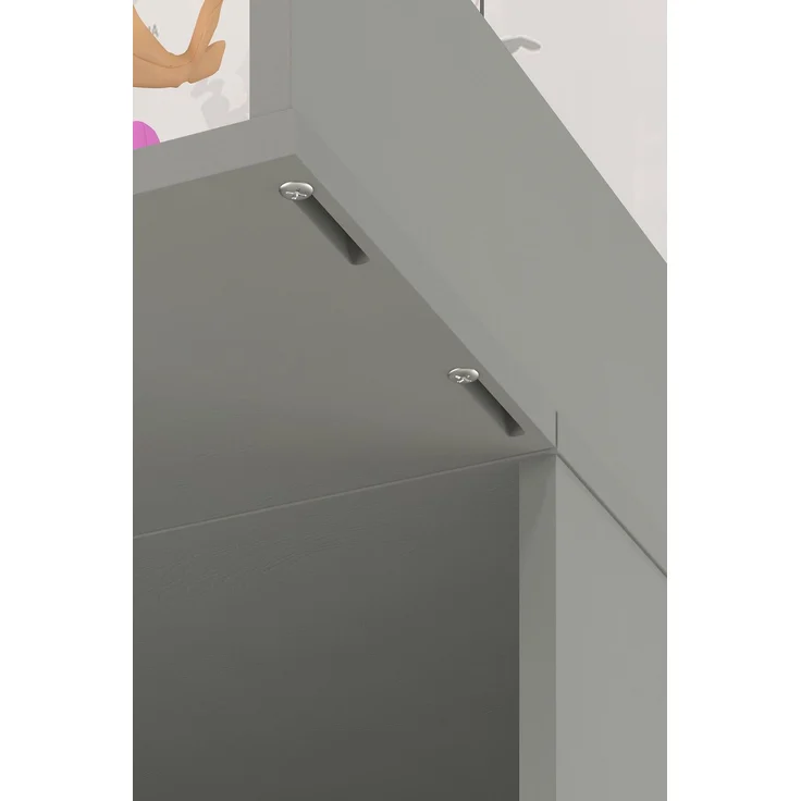 Shefa Kids Wickelaufsatz 800 Universal für IKEA Kommoden, Grau – Bild 5