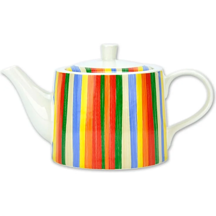Jameson Tailor Retro Collection Teekanne Streifen bunt