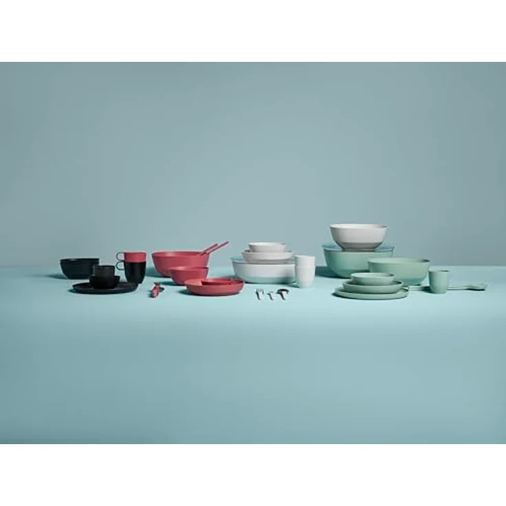 Mepal Silueta Besteck-Set, 3-teiliges Set aus rostfreiem Edelstahl, Schwarz mit praktischer Hülle, spülmaschinengeeignet – Bild 8