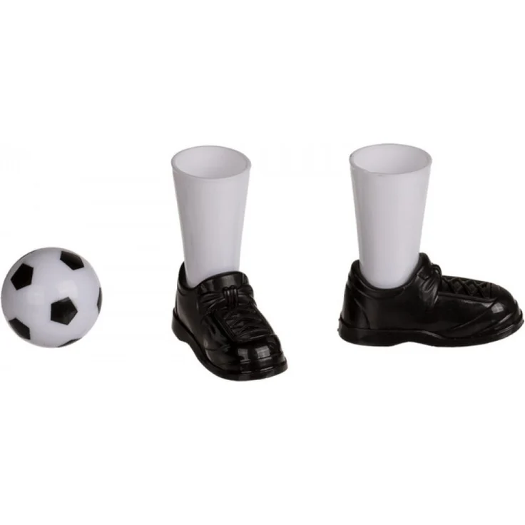 Kaffeetasse Fußballplatz ca. 12 x 9 cm mit Zubehör Fußball Tasse aus Steingut – Bild 2