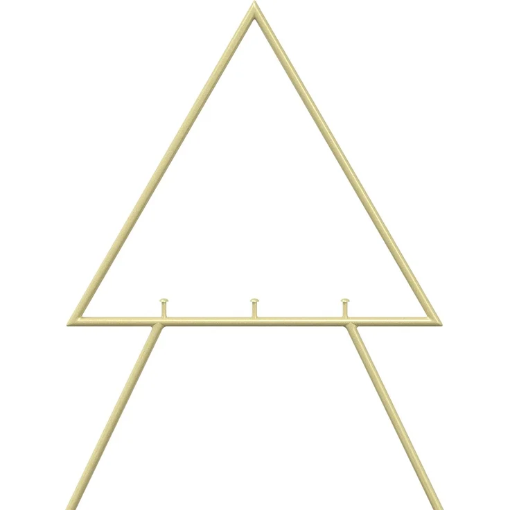 vidaXL Metall Weihnachtsbaum KUOPIO 150 cm Stahl Gold 42053819 – Bild 5