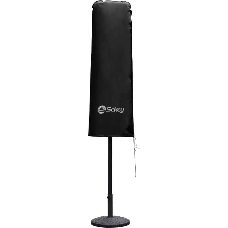 Sekey Doppelsonnenschirm Schutzhülle | Abdeckhauben für Sonnenschirm | 165×50/62 cm – Extrabreite Abdeckhaube für XXL-Schirme, 100% Polyester
