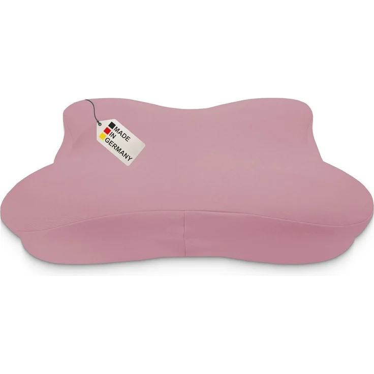 DUKAL Kissenbezug Derila (Ergo) Memory Foam Kissen, 100% Baumwolle, (1 Stück), aus hochwertigem Doppel-Jersey, mit Spannumrandung, Made in Germany