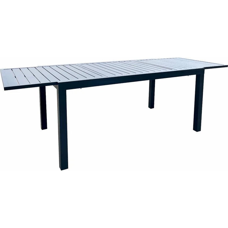 Gardissimo LEAF XL Alu-Ausziehtisch Gartentisch 160/240x90cm anthrazit – Bild 4