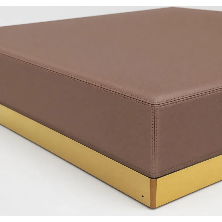 Sandkastenabdeckung, Braun, 150 x 150 x 20 cm – Bild 3