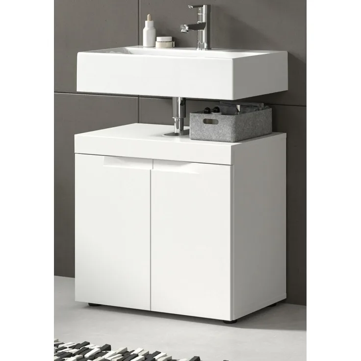 Waschbeckenunterschrank Gusto in weiß matt 60 cm