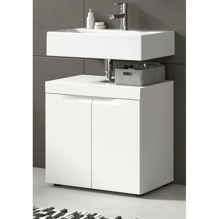 Waschbeckenunterschrank Gusto in weiß matt 60 cm – Bild 1