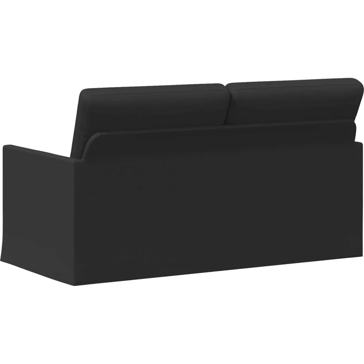 vidaXL 2-Sitzer Sofa Schwarz 150 x 81 x 82 cm Stoff 42041075 – Bild 4