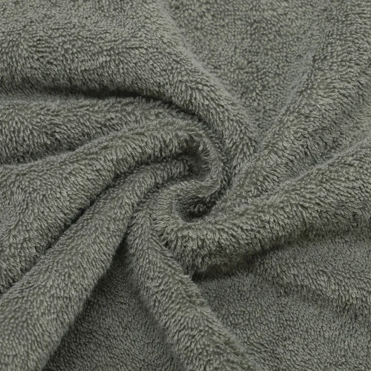 ZOLLNER Duschtücher 2er Set, 70x140 cm, taupe, Baumwolle – Bild 3