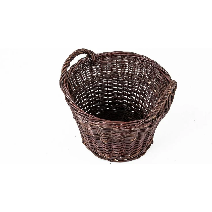 Weiden-Kartoffelkorb 35x26cm Einkaufskorb Autokorb Tragekorb Aufbewahrungskorb