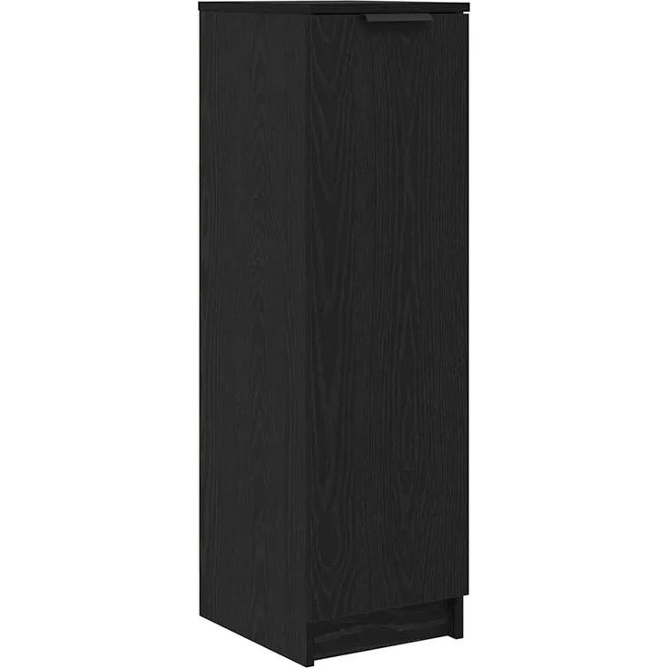 vidaXL Schuhschrank mit Regal Schwarz Eichen-Optik 29,5 x 35 x 101 cm 862101