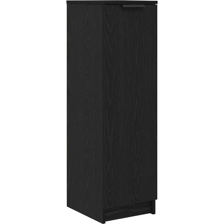 vidaXL Schuhschrank mit Regal Schwarz Eichen-Optik 29,5 x 35 x 101 cm 862101 – Bild 1