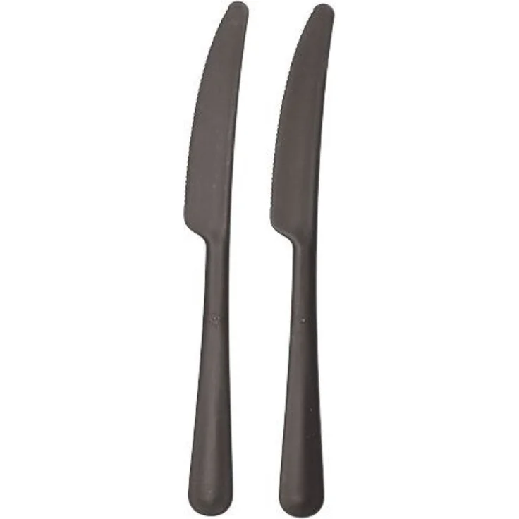 10 "Circulware" Mehrweg-Messer PP-MF 19,7 cm schwarz "Gaia" extra stabil