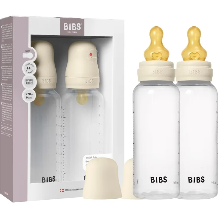 BIBS Flasche - Medium Flow - 2 Stück - 270 ml - La