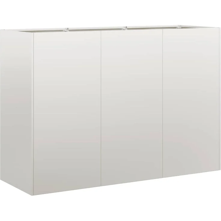 vidaXL Pflanzkübel 120x40x80 cm Edelstahl 860721 – Bild 1