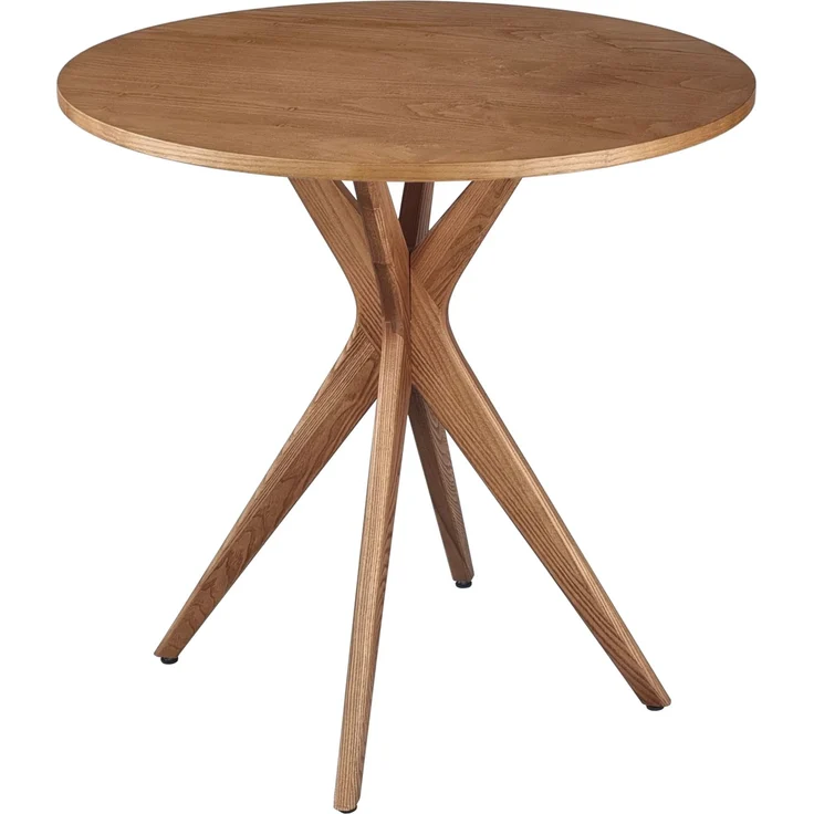 Ragaba runder Esstisch, Esche & MDF Eschenholzfurnier, Eichenbeize, Ø 70 cm – Bild 1