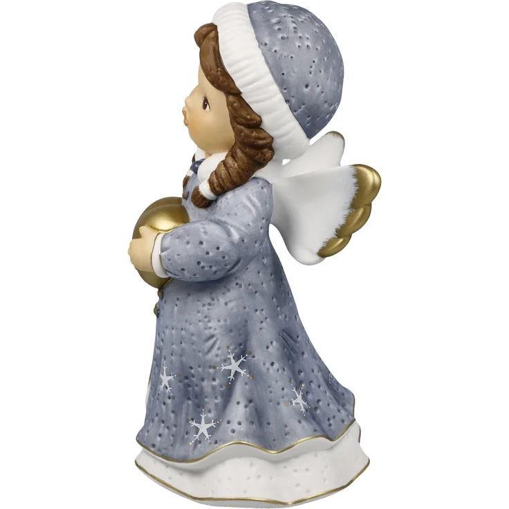 Goebel / Winterliebe,Engel,14,0cm x 12,5cm x 25,0cm / Biskuit-Porzellan / 14,0cm x 12,5cm x 25,0cm – Bild 3
