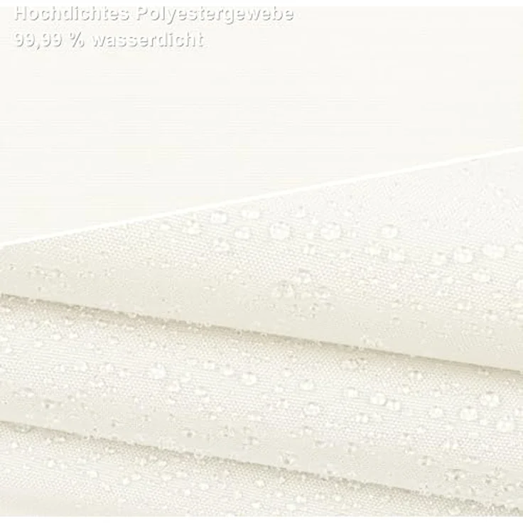 AXT SHADE Sonnensegel Wasserdicht Dreieck Rechtwinklig 3 x 3 x 4,25 m Wetterschutz Sonnenschutz PES Polyester mit UV Schutz für Terrasse Balkon Garten-Creme(Wir Machen Sondergrößen) – Bild 4