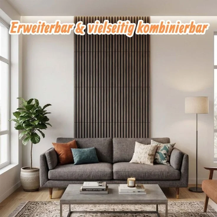 Akustikpaneele 4er Set 60 x 60 cm 10053403_9096 – Bild 3