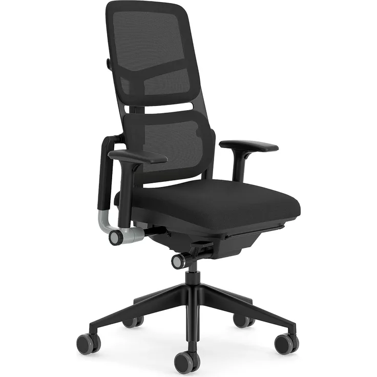 Steelcase Please Air Bürostuhl, Plastic, Onyx/Schwarz, One size