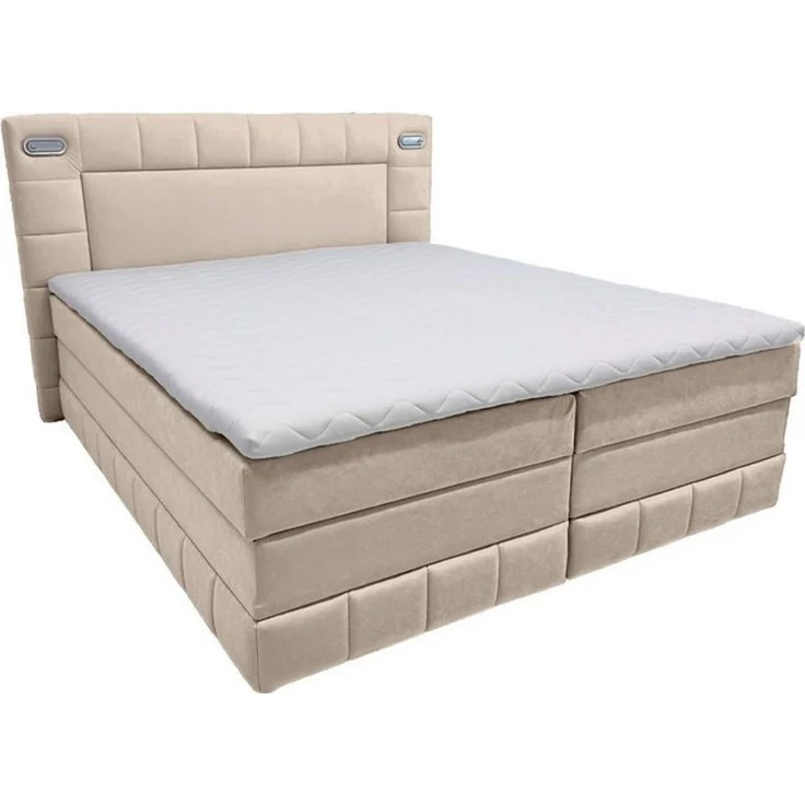 OTTO home Boxbett PHILLIPA inkl. Bettkasten, wahlweise mit LED-Leuchten, Breite: 180cm, inkl. Kaltschaum-Topper, in verschiedenen Farben erhältlich – Bild 4