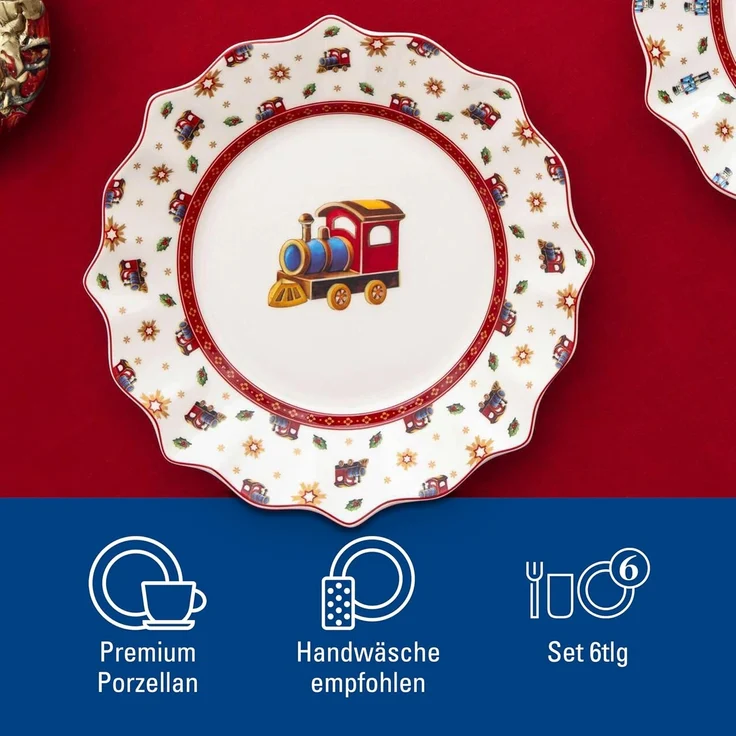 Villeroy & Boch Toy's Delight Frühstücks-Set 6-teilig Lokomotive – Bild 2
