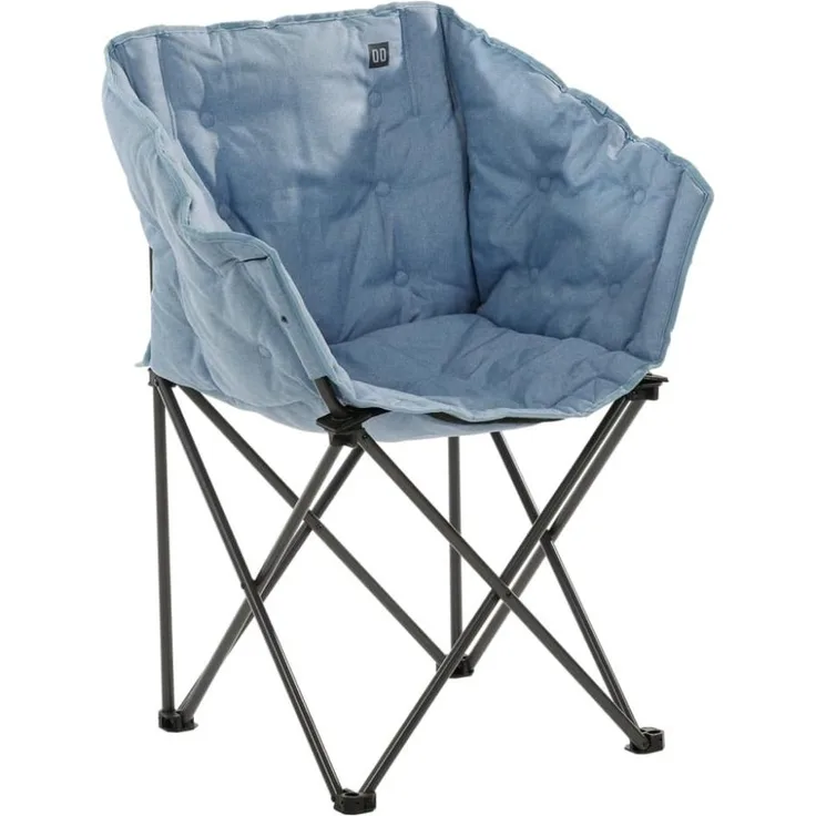Travellife Campingstuhl Lago Cross Klappbar Kompakt Blau