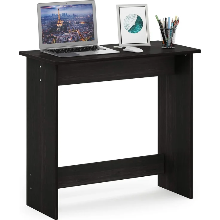 Furinno Simplistic Schreibtisch, Computertisch, PC-Tisch, Bürotisch, Holz, Espresso, 39. 4 x 80 x 75. 7 cm