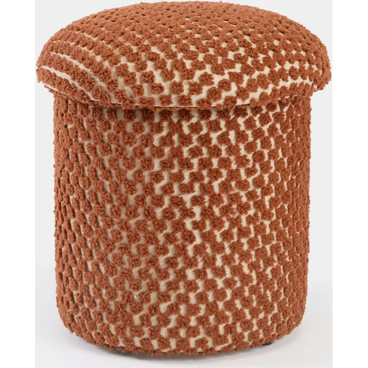 Skye Decor 'Alpaka - Orange' Pouf, Orange, 33 x 43 x 33 cm – Bild 3