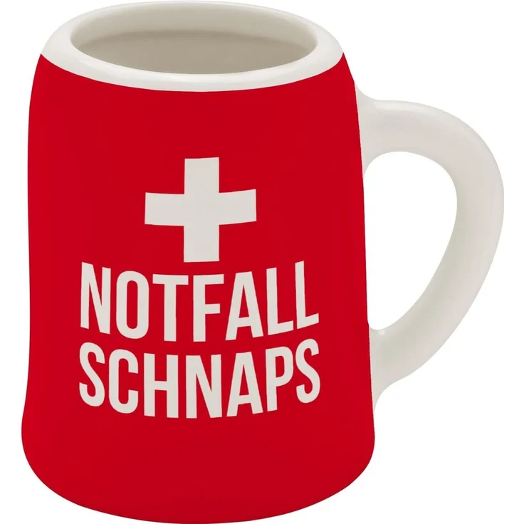 Schnapskrug Schnapsglas Stamper Keramik Sheepworld NOTFALL 73841 – Bild 1