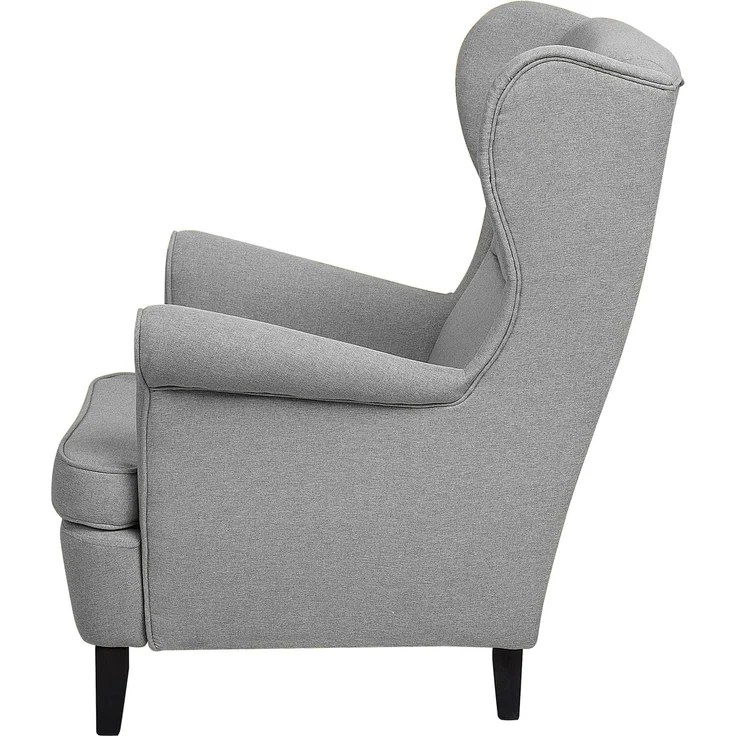 Sessel Polsterbezug grau ABSON – Bild 5