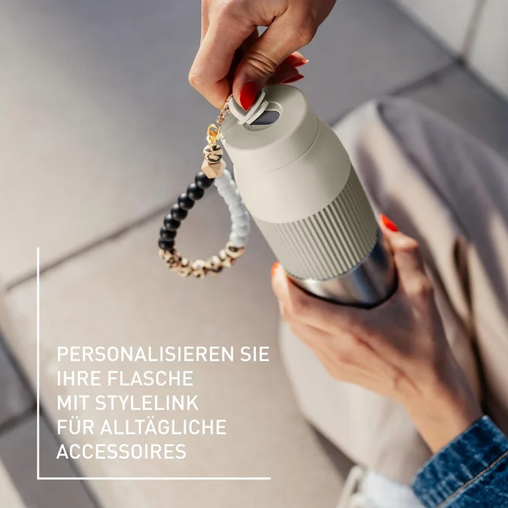 Emsa Isolierflasche beYou Twist, mit integriertem Sieb und Trageband, 100% dicht, spülmaschinengeeignet – Bild 6
