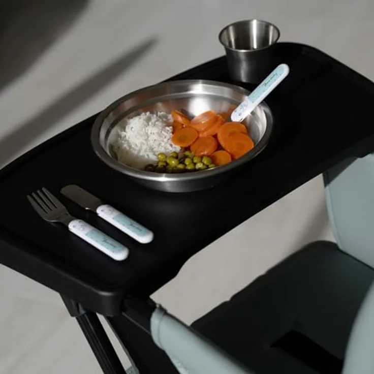 THERMOBABY - Suppenteller aus Edelstahl für Kinder – leicht, langlebig – leicht zu reinigen – praktisch für die täglichen Mahlzeiten – ideal für zu Hause und unterwegs – spülmaschinenfest – Bild 5