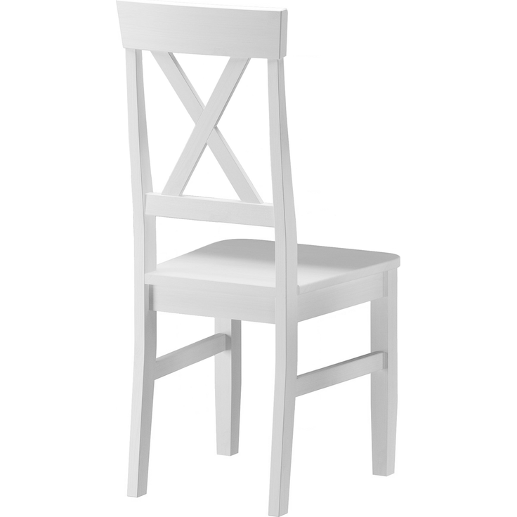 Repräsentative Essgruppe mit Tisch und 4 Stühle Kiefer Massivholz waschweiß 90.70-51 B W-Set 23 – Bild 9